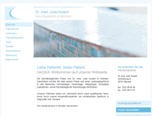 Tablet Screenshot of hautaerzte-gievenbeck.de